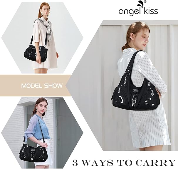 Angel Barcelo Multifunctional Handbag–Backpack Purse