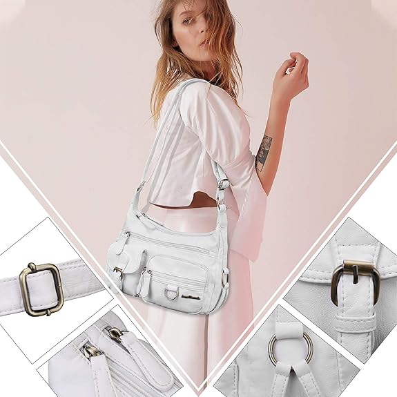 Angel Barcelo Soft Vegan Leather Crossbody Purse